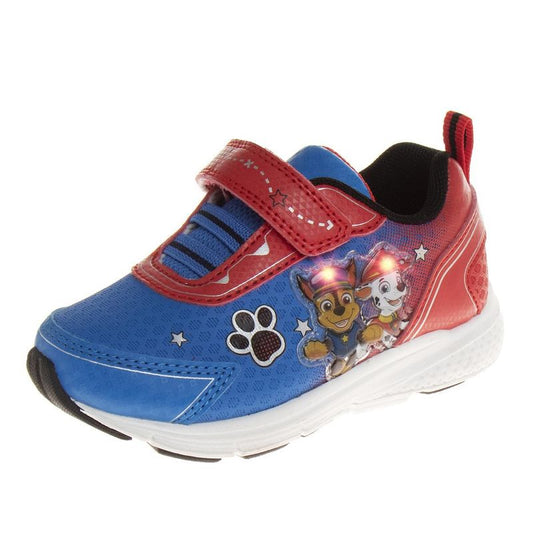 حذاء رياضي للأطفال الصغار من Nickelodeon Paw Patrol Boys مع ضوءين أحمرين