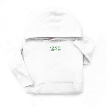 The Juniper Shop Embroidered Hippity Hoppity Stacked Youth Hoodie