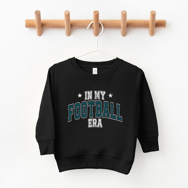 The Juniper Shop In My Football Era - Green Toddler Graphic Sweatshirt