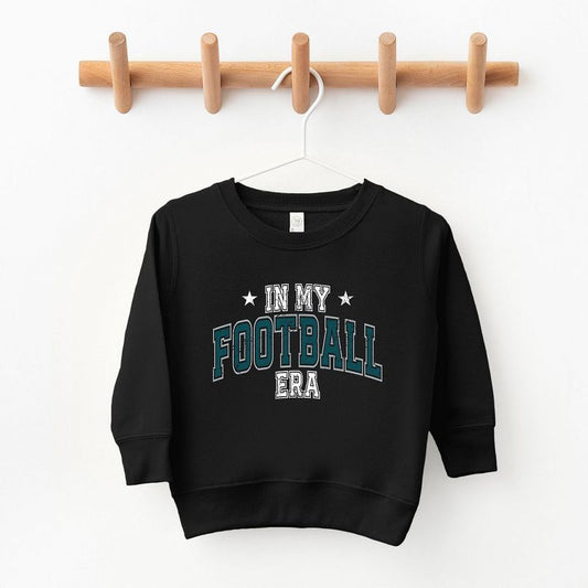 The Juniper Shop In My Football Era - Green Toddler Graphic Sweatshirt