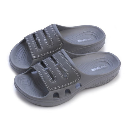 Roxoni Boy's Waterproof Slippers Shower Pool Rubber Clog Outdoor Sandals
