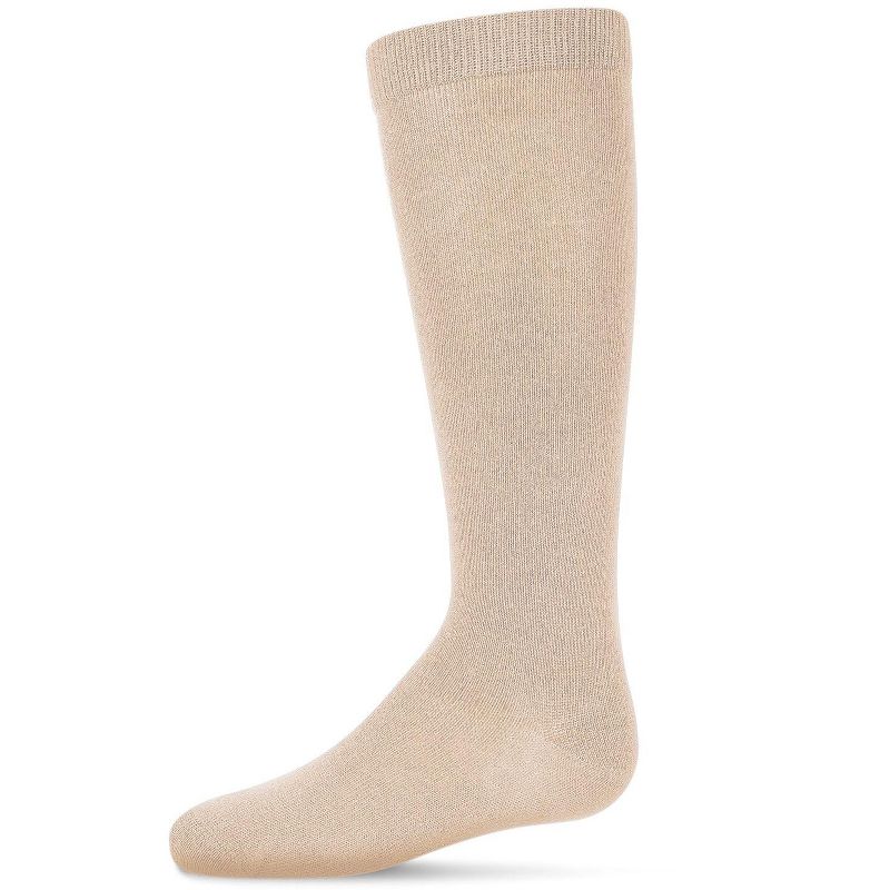 Memoi Kids' Basic Cotton Blend Knee High Socks (Part 2)