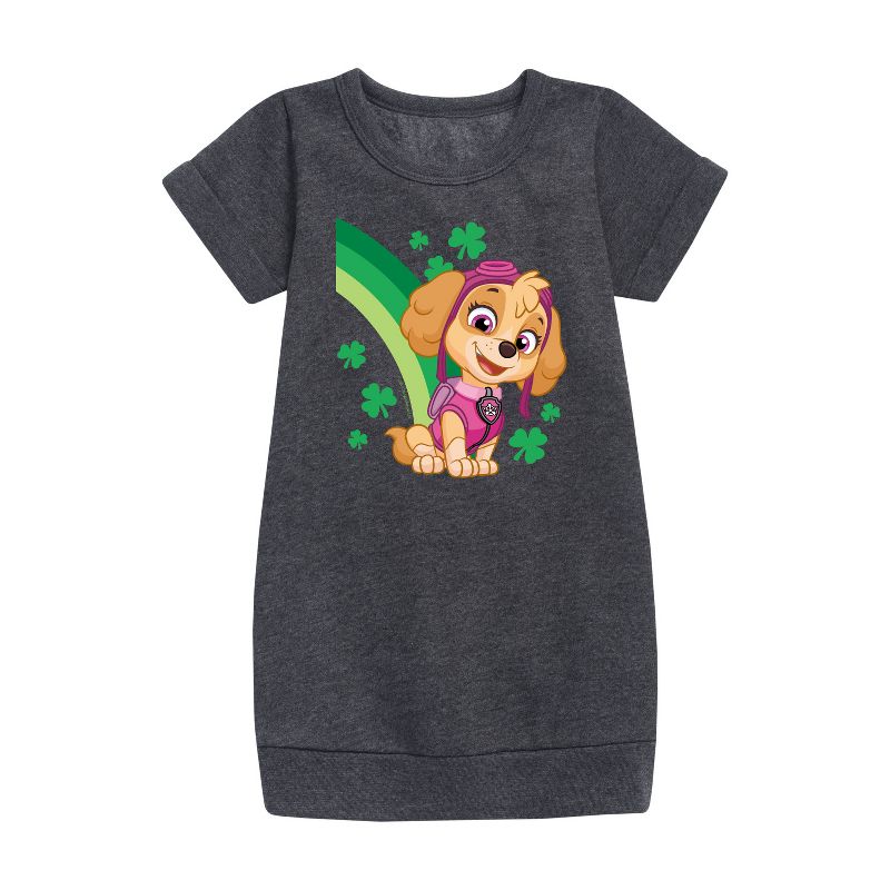 Girls' - Nickelodeon - Paw Patrol Graphic Short Sleeve Fleece Dress