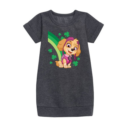 Girls' - Nickelodeon - Paw Patrol Graphic Short Sleeve Fleece Dress