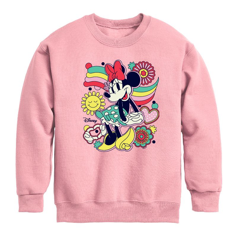 Boys' - Disney - Mickey & Friends Graphic Long Sleeve Fleece Sweatshirt