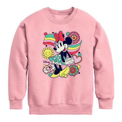 Boys' - Disney - Mickey & Friends Graphic Long Sleeve Fleece Sweatshirt