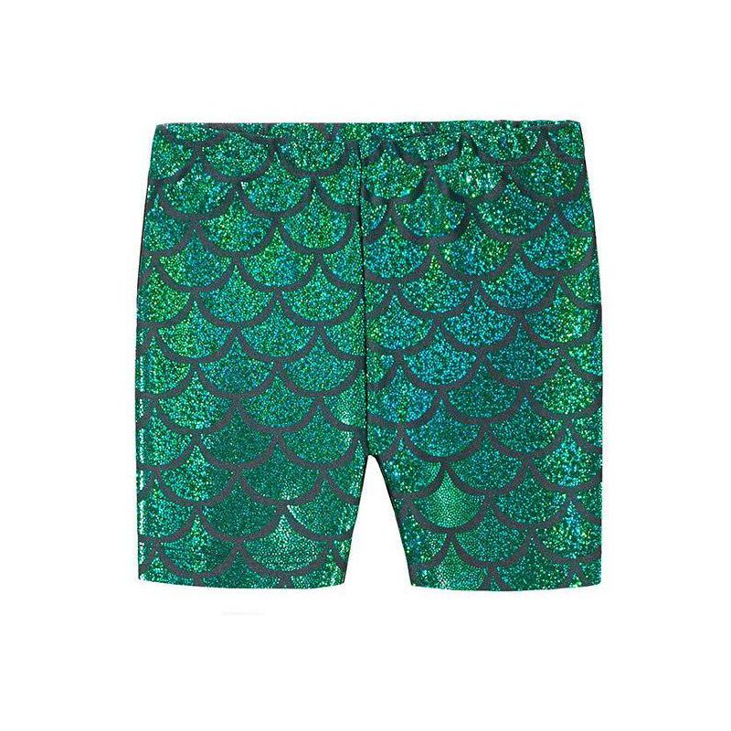 City Threads USA-Made Printed Girls Novelty Bike Shorts