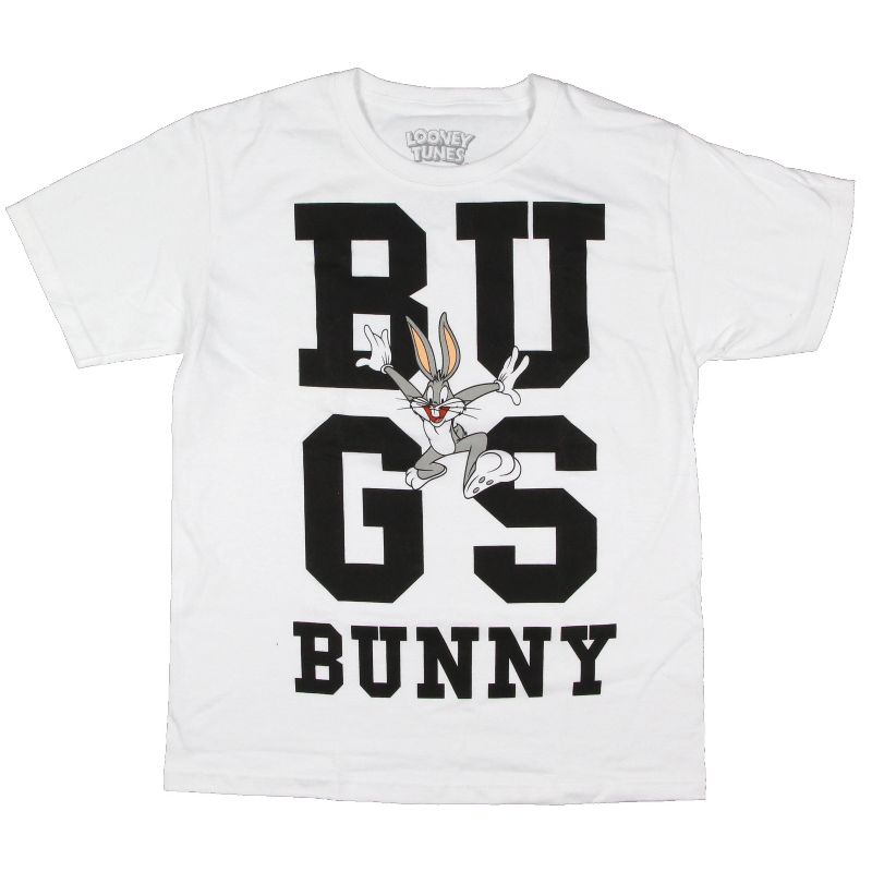 Looney Tunes Big Boy's Bugs Bunny In Action Graphic Print Kids T-Shirt