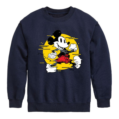 Boys' - Disney - Mickey & Friends Graphic Long Sleeve Fleece Sweatshirt