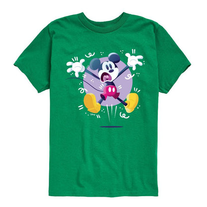 Boys' - Disney - Mickey Jump Short Sleeve Graphic T-Shirt