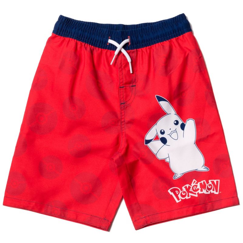 Pokemon UPF 50+ Swim Trunks Bathing Suit