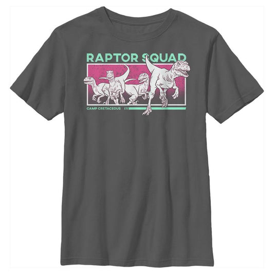 Boy's Jurassic World: Camp Cretaceous Raptor Squad Frame T-Shirt