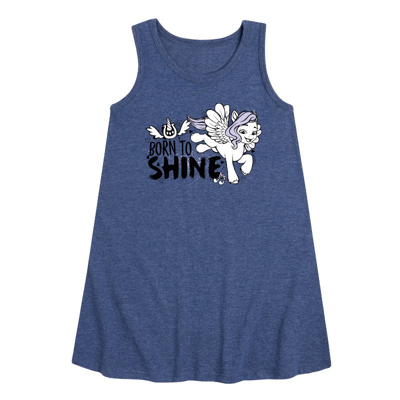 فستان بناتي من ماي ليتل بوني - بورن تو شاين - بدون أكمام بتصميم جرافيكي