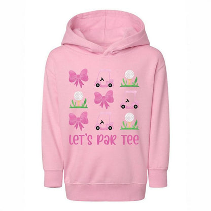 The Juniper Shop Let's Par Tee Coquette Toddler Graphic Hoodie