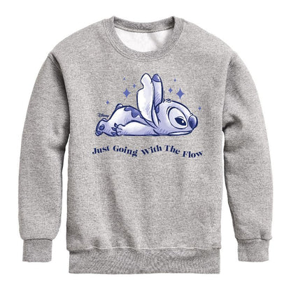Boys' - Disney - Lilo & Stitch Graphic Long Sleeve Fleece Sweatshirt