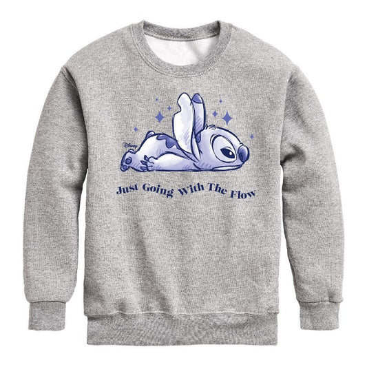 Boys' - Disney - Lilo & Stitch Graphic Long Sleeve Fleece Sweatshirt