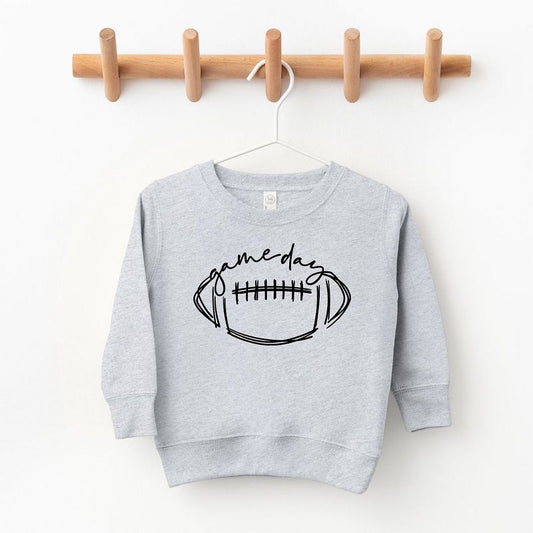 The Juniper Shop Football Game Day Toddler Graphic Sweatshirt