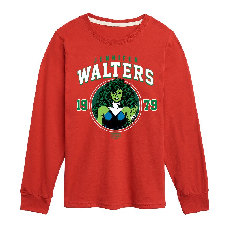Boys' - Marvel - She-Hulk Walters Long Sleeve Graphic T-Shirt