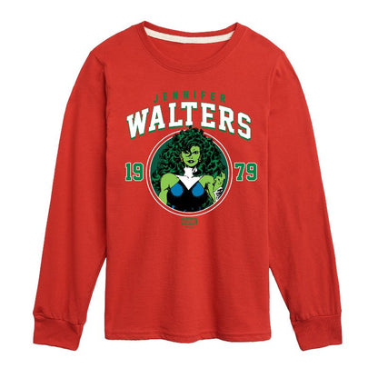 Boys' - Marvel - She-Hulk Walters Long Sleeve Graphic T-Shirt