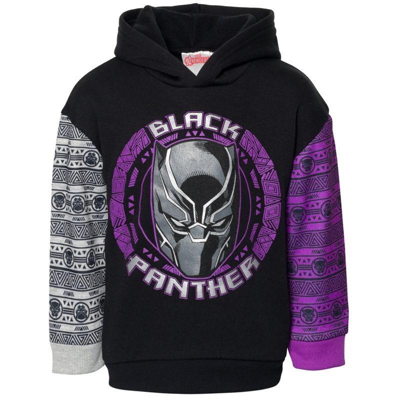 Marvel Avengers Black Panther Fleece Pullover Hoodie Toddler