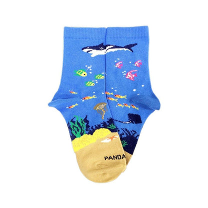 Shark in the Ocean Socks - (Ages 3-7) from the Sock Panda