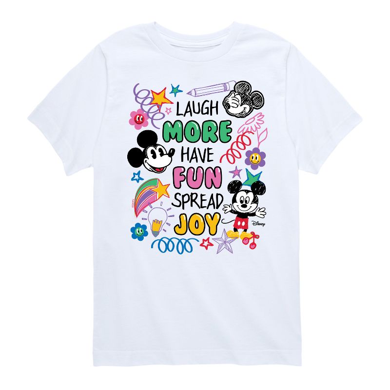 Boys' - Disney - Mickey Mouse Short Sleeve Graphic T-Shirt