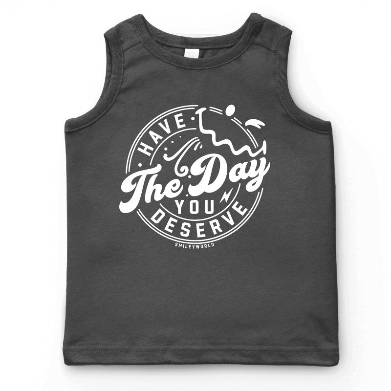 بلوزة بدون أكمام دائرية للشباب من The Juniper Shop SmileyWorld Have The Day You Deserve