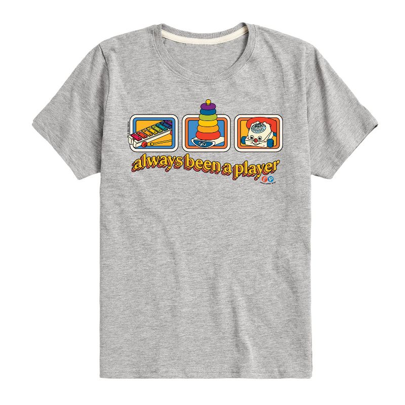 تي شيرت جرافيكي بأكمام قصيرة للأولاد من فيشر برايس - لاعب مدى الحياة