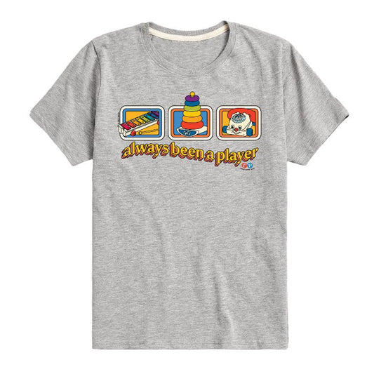 تي شيرت جرافيكي بأكمام قصيرة للأولاد من فيشر برايس - لاعب مدى الحياة