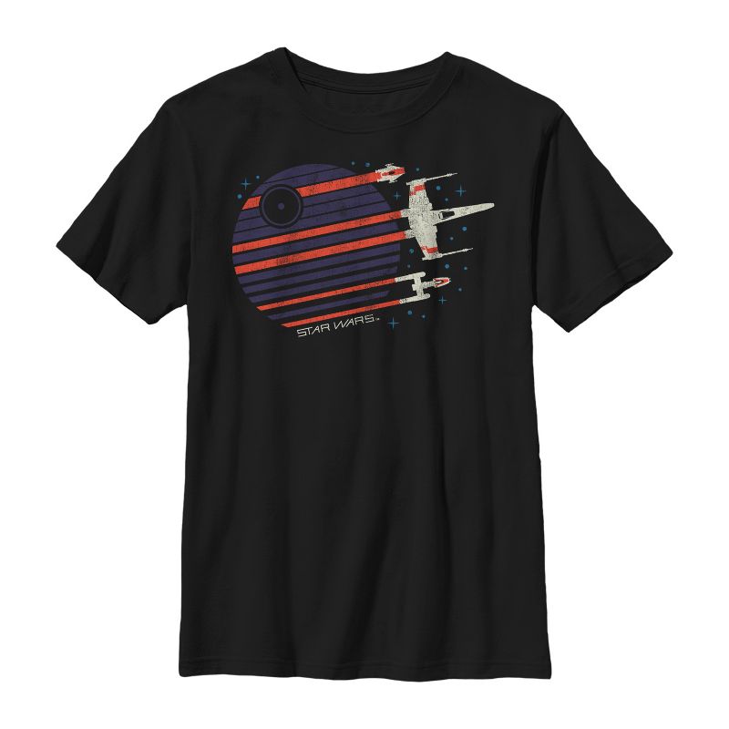 Boy's Star Wars Death Star Streaks T-Shirt