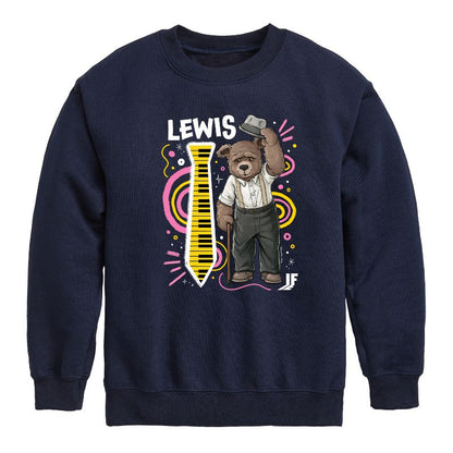 Boys' - HYBRID APPAREL - Lewis Graphic Long Sleeve Fleece Sweatshirt