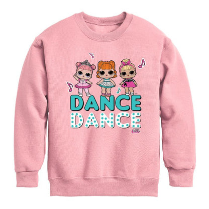 Boys' - LOL Surprise! - LOL Dance Graphic Long Sleeve Fleece Sweatshirt