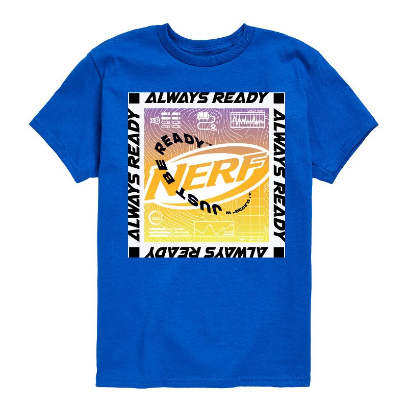 تي شيرت نيرف جريد غرافيكي بأكمام قصيرة للأولاد - نيرف