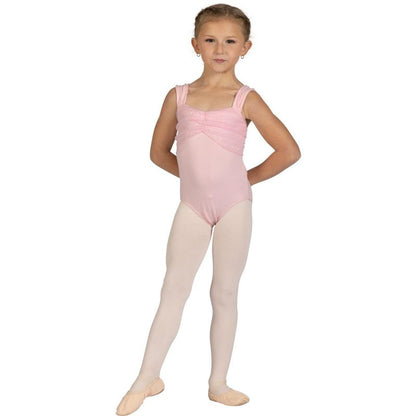 لباس ضيق للبنات من DanzNMotion 25100C Micaela Leotard Glimmer Finish