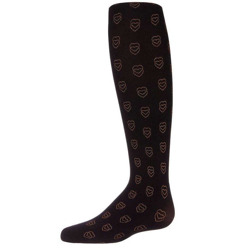 Memoi Feet Your Heart Out Printed Girls Tights