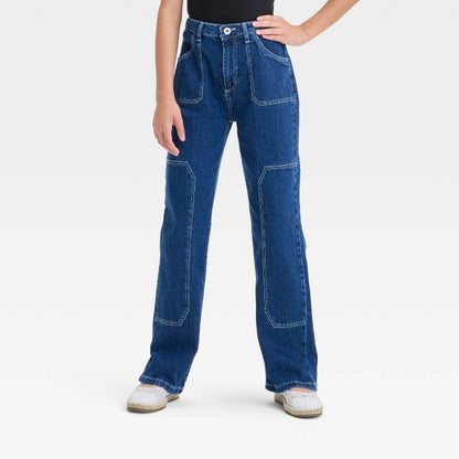 Girls' High-Rise Baggy Jeans - art class™