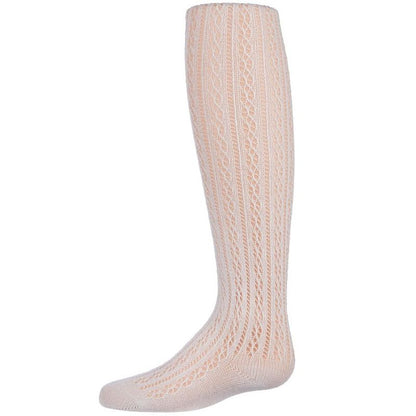 Memoi Pelerine Stitch Girl's Cotton Blend Tights