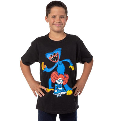 Poppy Playtime Boys' Poppy and Wuggy Character Graphic T-Shirt