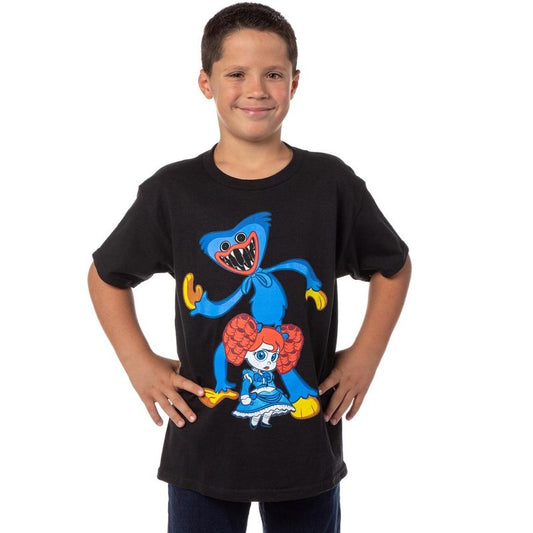 Poppy Playtime Boys' Poppy and Wuggy Character Graphic T-Shirt