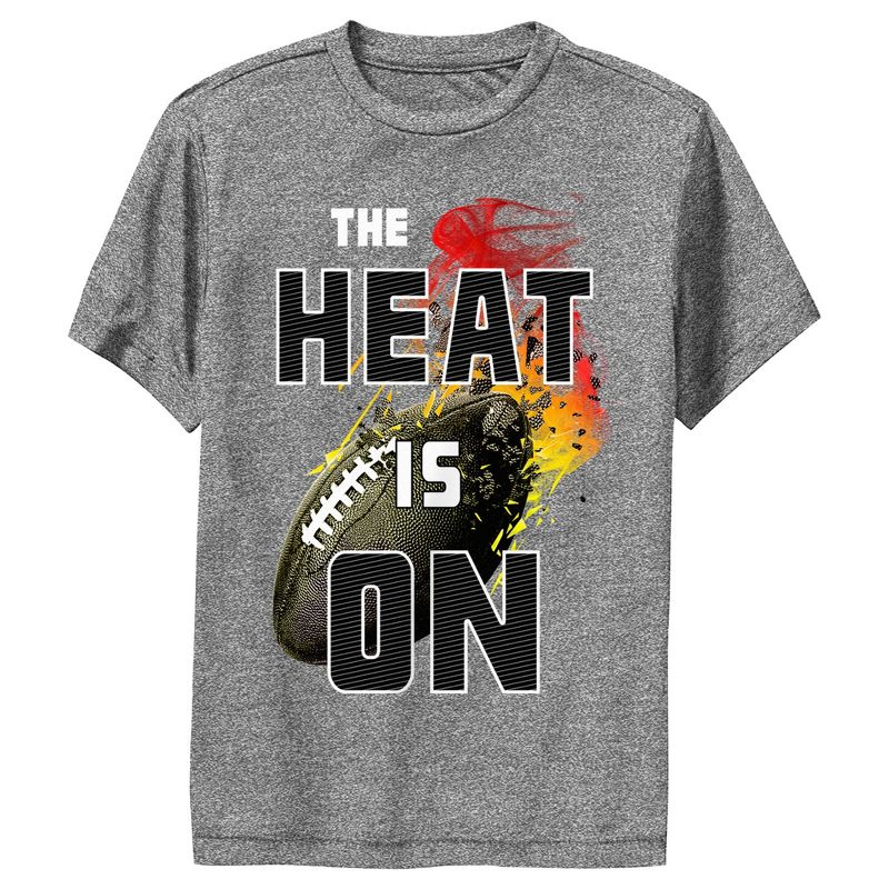 Boy's Lost Gods The Heat Is on Football Performance Tee