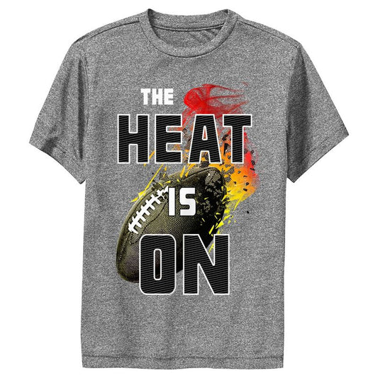 Boy's Lost Gods The Heat Is on Football Performance Tee