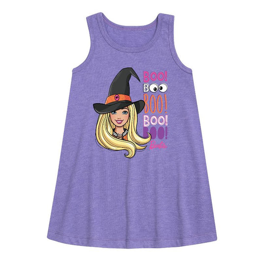 Girls' - Barbie - Barbie Witch Graphic Sleeveless Aline Dress
