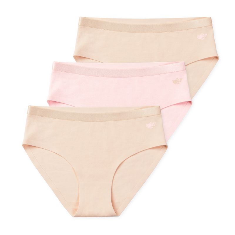 Lucky & Me Bella Girls Briefs Underwear Multiple Colors and Sizes - ComfySeam (3-Pack)