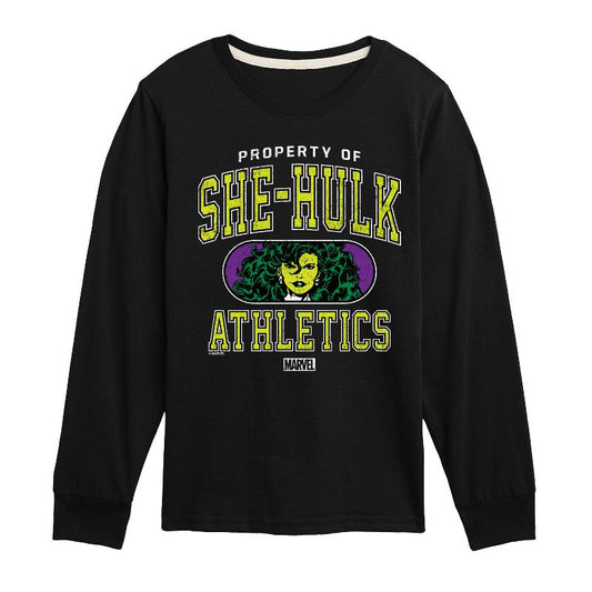 Boys' - Marvel - She-Hulk Athletics Long Sleeve Graphic T-Shirt