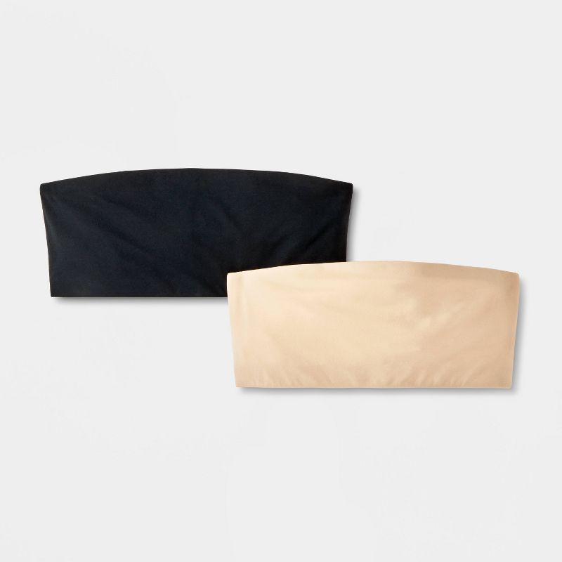 Girls' Strapless Bra - art class™ Beige/Black