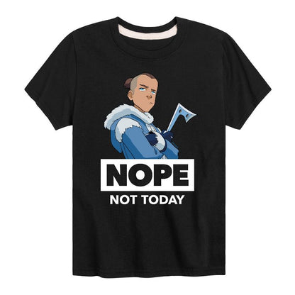Boys' - Avatar: The Last Airbender - Sokka Nope Not Today Short Sleeve Graphic T-Shirt