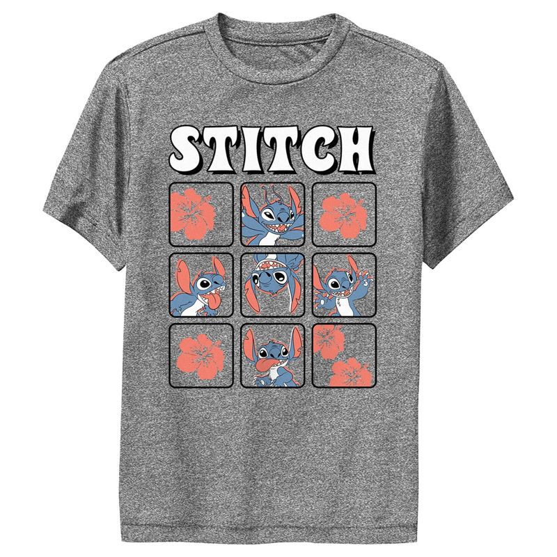 Boy's Lilo & Stitch Tropical Portraits Performance Tee