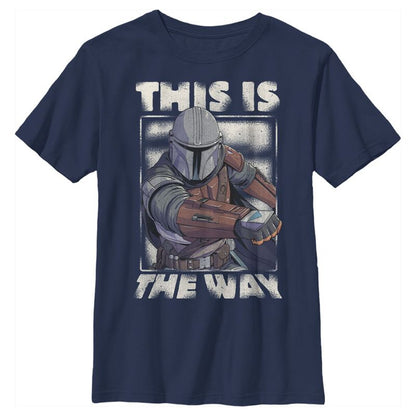 Boy's Star Wars The Mandalorian This Is The Way Mando T-Shirt