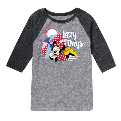Boys' - Disney - Minnie Mouse Raglan Graphic T-Shirt