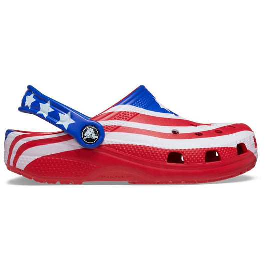 Crocs Toddler Classic American Flag Clogs